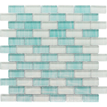 Pool SPA Blue Mix Handcraft Glass Crystal Mosaic Tile Wall